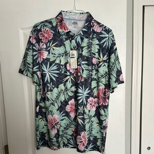 Men's IZOD Saltwater Floral Shirt (XL)